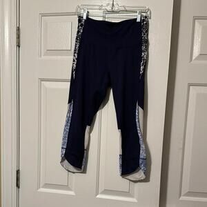 c9 by Champion Stylish Navy Blue Leggings with Unique Print